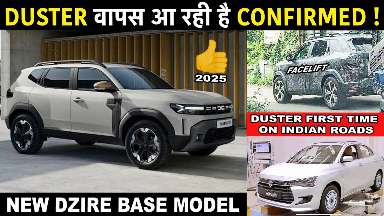 New Renault Duster, Renault Duster Update, Auto Expo 2025, Renault Triber Facelift, Renault Kiger Facelift, SUV Launch India 2025, Renault Duster India, Kiger Competitors, Renault New Cars 2025, Renault Kiger Price